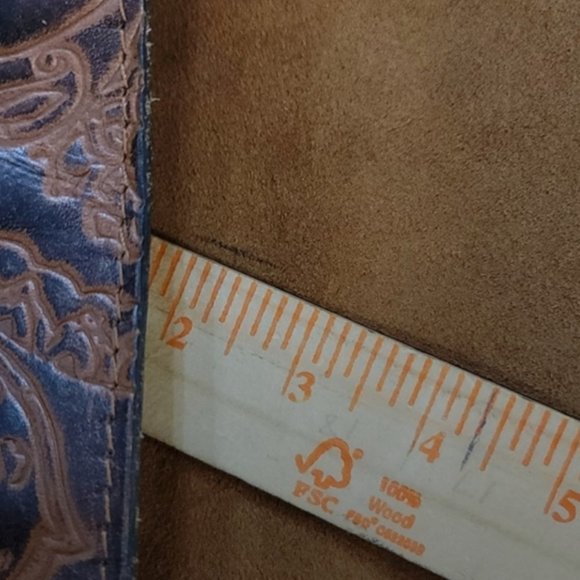 Authentic Patricia Nash Tooled Vienna Satchel - Picture 2 of 10